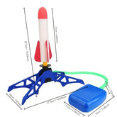 Toy Rocket Launchers with Foam Rockets And Foot-Pump Air Propulsion, Fun for Outdoor And Indoor Activities, Perfect for Birthday Gifts, Available in Mixed Colors.